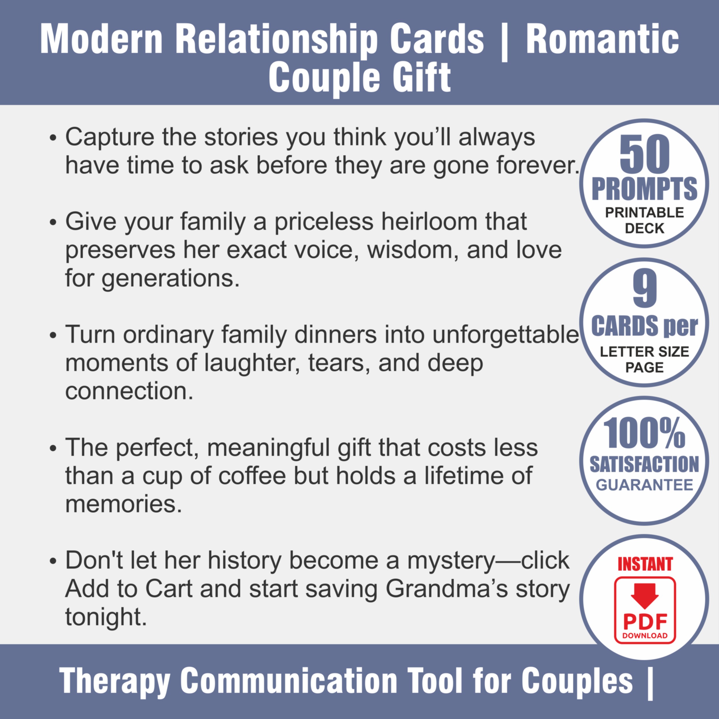 The Tonight Deck: Evening Conversation Cards for Couples - View 2